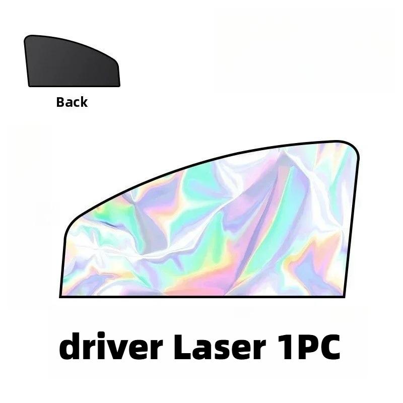 

Universal Automotive Magnetic Sunshade - Laser Full Coverage Sunscreen Isolation Curtain Car Sunshade