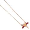 Harry Potter Rose Gold Plated Fawkes Necklace