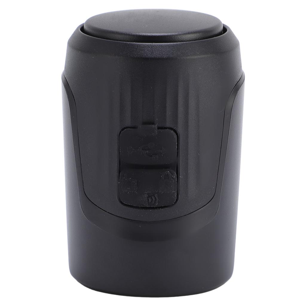 Cycling Horn Mountain Cycle Horn 125db Anti Theft Alarm Loud USB Rechargeable Cycling Gear Black