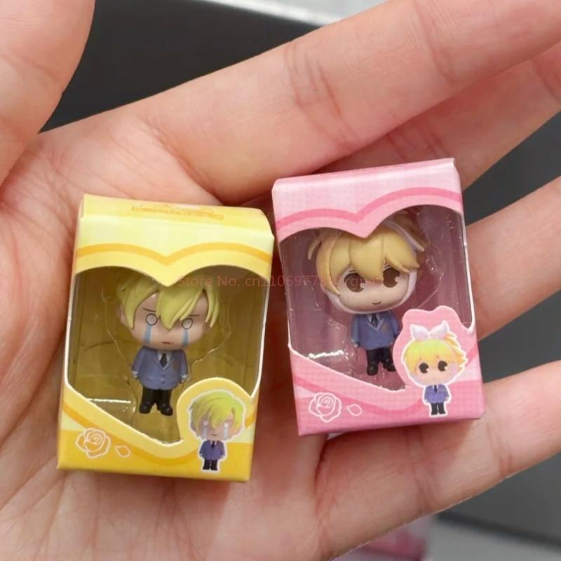 Hot New Ouran High School Host Club Mini Rice Grain Doll Cute Mini Anime Action Figure Desktop Ornamen Festival Gifts