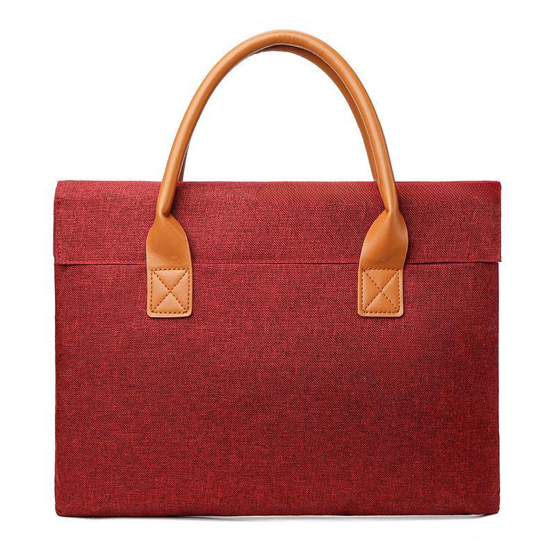 15.6-Inch Business Laptop Bag with Logo - Briefcase & Handbag Combo