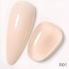 2-in-1 Nude Transparent Gel Nail Polish: Base & Top Coat