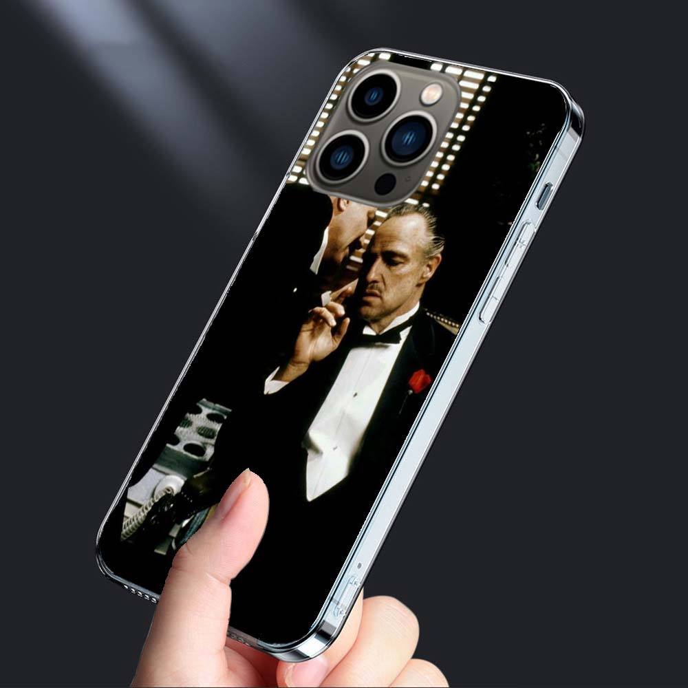 --The Godfather Phone Case For Iphone 16E 15 Pro 14 Plus 17E 16 17 Pro Max Air 11 12 13 Mini Shockproof Capa Cute Cover TPU C