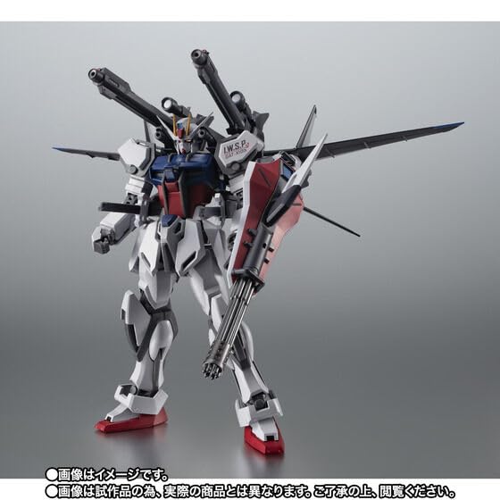 ROBOT Spirits <SIDE MS> GAT-X105 Strike Gundam (Regenerated) + I.W.S.P. Ver. A.N.I.M.E. Approximately 125mm PVC & ABS Painted Movable Figure