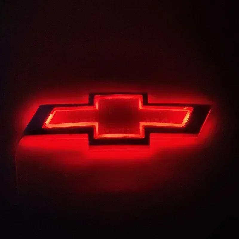 17x5.5cm Samochodowa tylna klapa bagażnika LED Odznaka Światło Naklejka dla Chevrolet Cruze Silverado Captive Traverse Spark Malibu Orlando Equinox