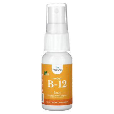 NB Pure, Spray de Metil B-12, Impulso, 1 fl oz