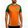 Neues Elfenbeinküste Flaggen-Print T-Shirt Herren Sport Fitnessstudio Schnelltrocknend Fußball T-Shirt Unisex Lässig Rundhals Kurzarm Oberteile