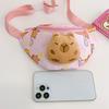 Kawaii Capybara Umhängetasche Kinder Umhängetasche Cartoon Niedlicher Rucksack Cartoon Brusttasche Reisetasche Handtasche Hüfttasche
