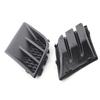 ABS Black Car Front Left Right Bumper Grill Grille Fog Light Lamp Cover Caps Replacement For Peugeot 107 2009-2012 7422A8