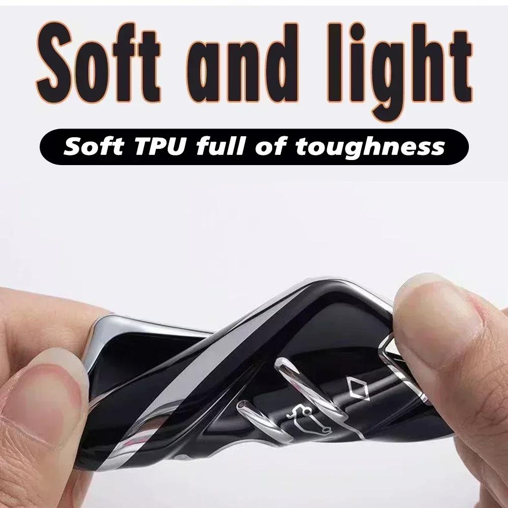 Tpu Car Flip Key Case Cover Shell Key Fob Cover For Nissan Rogue Select Sport Keyless  For Flip 3 Buttons