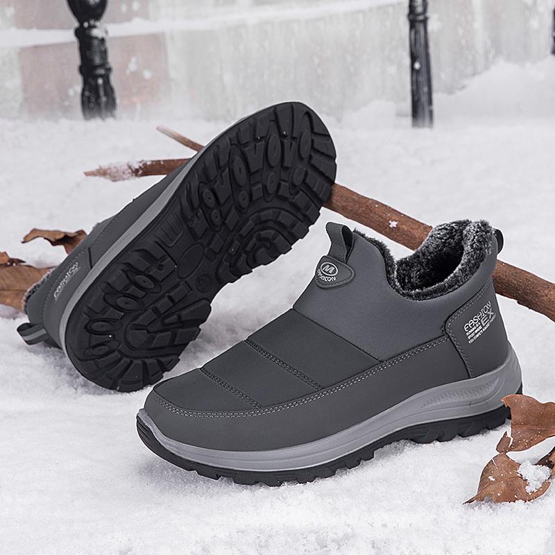 Winter Men Boots For Women Pu Leather Waterproof Sneakers Man Climbing Casual Shoes Unisex Outdoor Hiking Boots Fast Shipping
