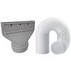 Portable Ac Hose Connector Air Conditioner Hose Connector Tube Vent Kit Seal Connection Duct for Kitchen Car Range Hood Window