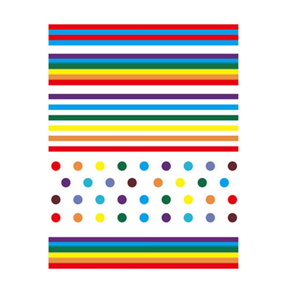 Korean Nail Sticker Explosion Nail Sticker Applique Small Fresh Color Stickers