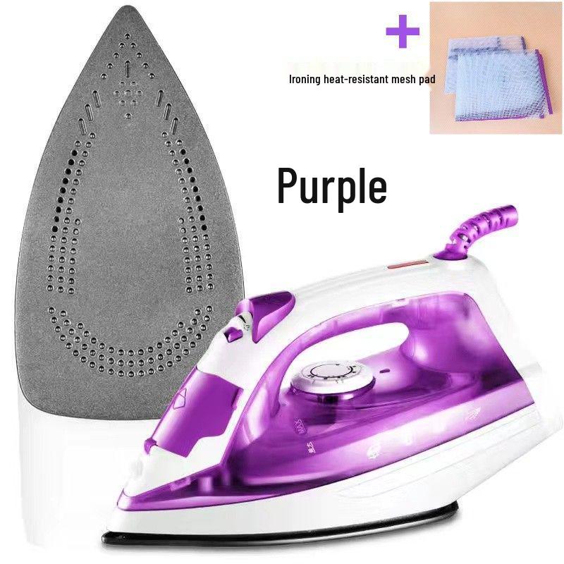 Dual-Use Electric Iron & Mini Garment Steamer for Dry/Wet Ironing