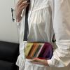 Patchwork Women Shoulder Crossbody Bags Fashion Square Design Small Purse and Handbag Shopping Tide Bag CLE