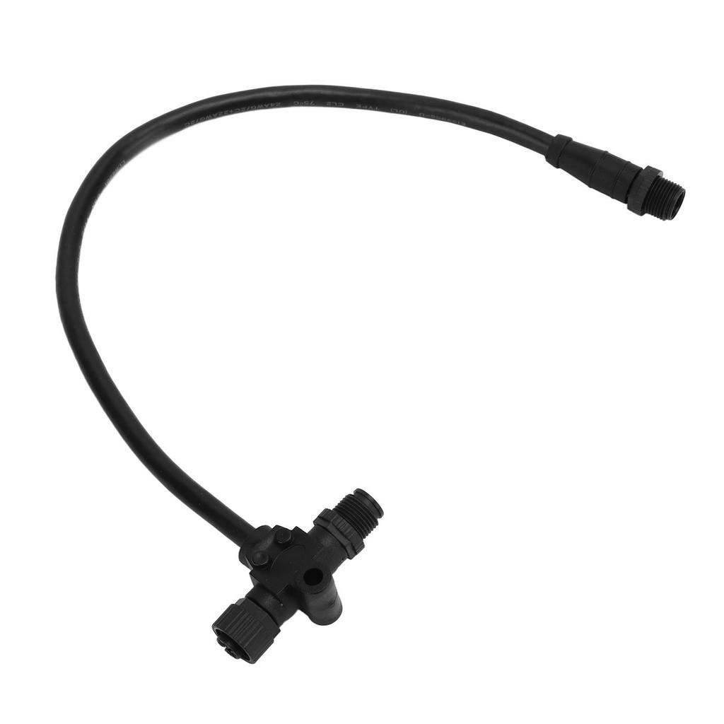Backbone Drop Cable 5 Pin T Connector to M12 Connector IP67 Waterproof for NMEA 2000 Networks