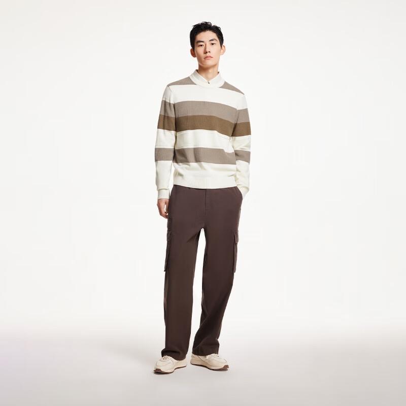 Мужской полосатый вязаный свитер Jack & Jones L