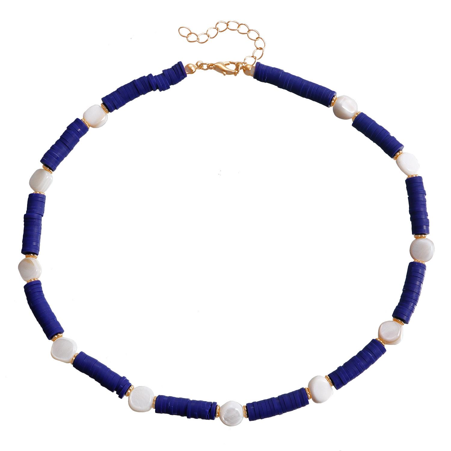 

Богемный Курорт Пляжный Ветер Красочная Керамическая Пластина Бисером Ожерелье Женский Браслет Шарм