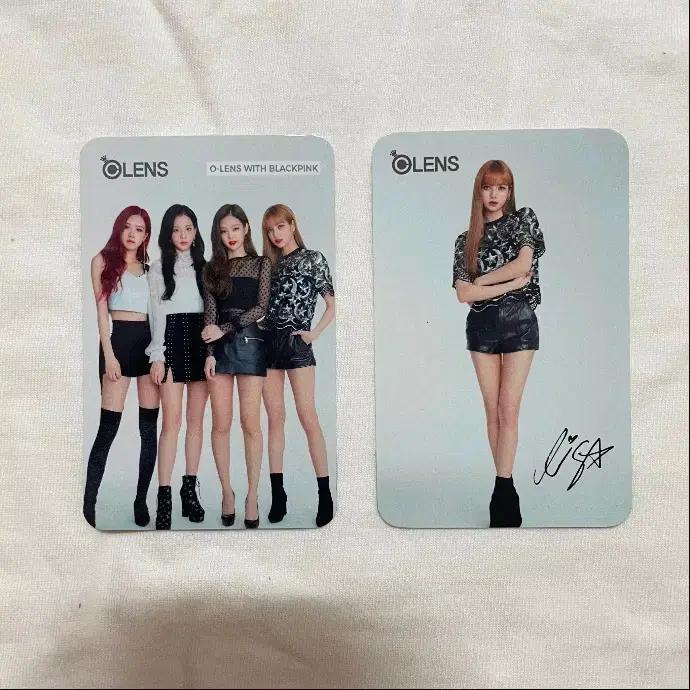 

Фотокарточка Black Pink X Orange White Version Lisa