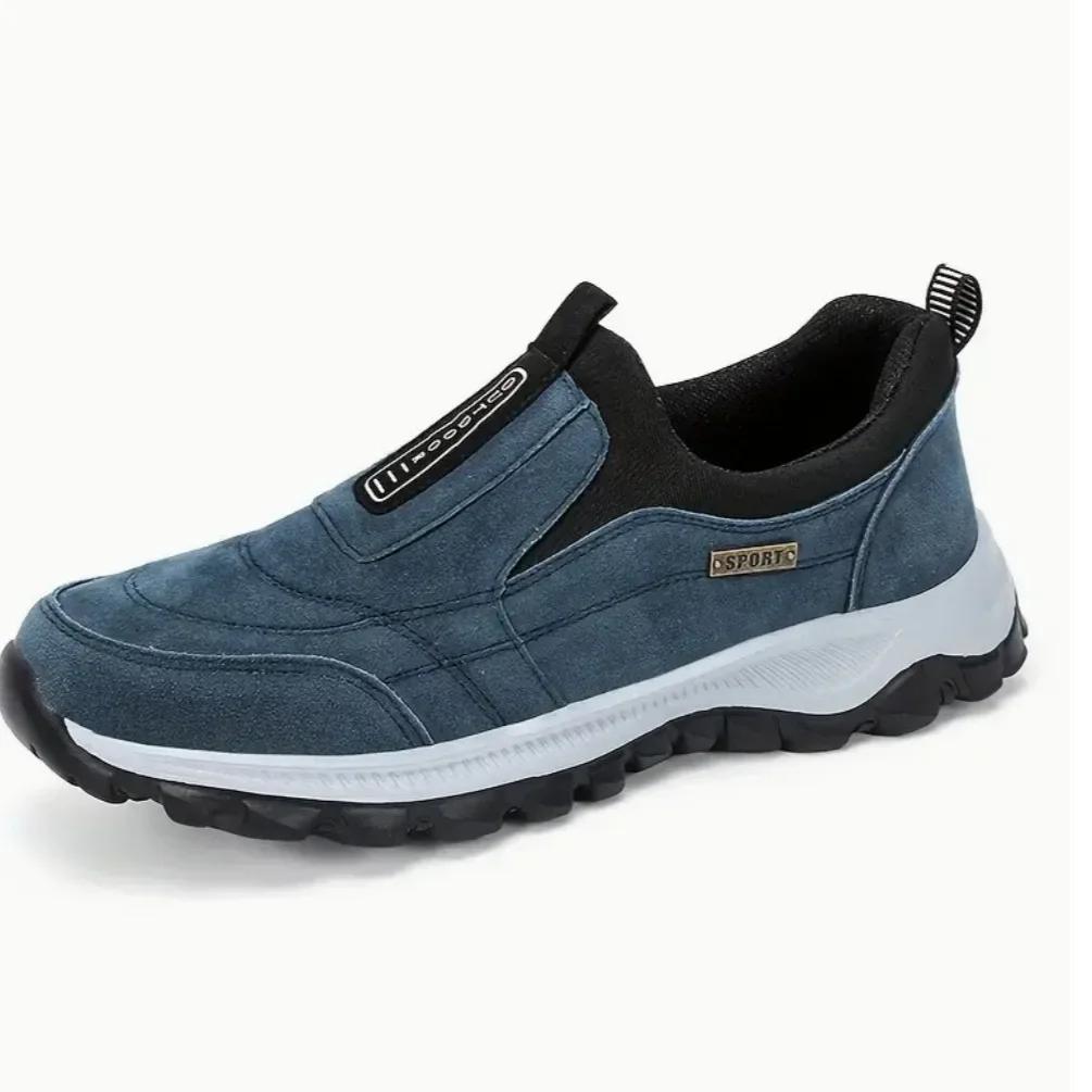 Fashion Spring and Autumn comfortable paragraph one foot lazy shoes breathable soft soled men's shoes anti slip casual shoes