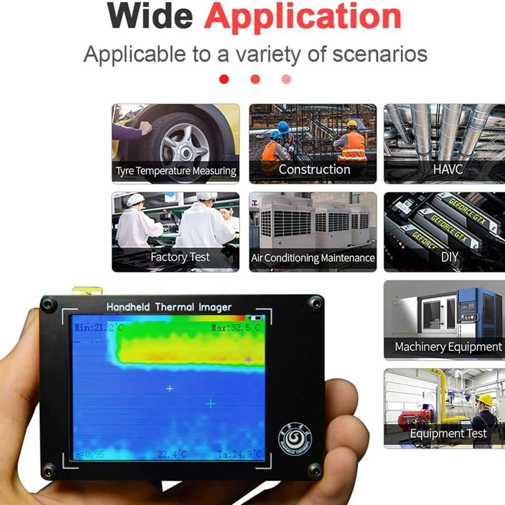 MLX90640 3,4palcový LCD digitální termokamera Kompaktní nástroj pro kontrolu termokamery