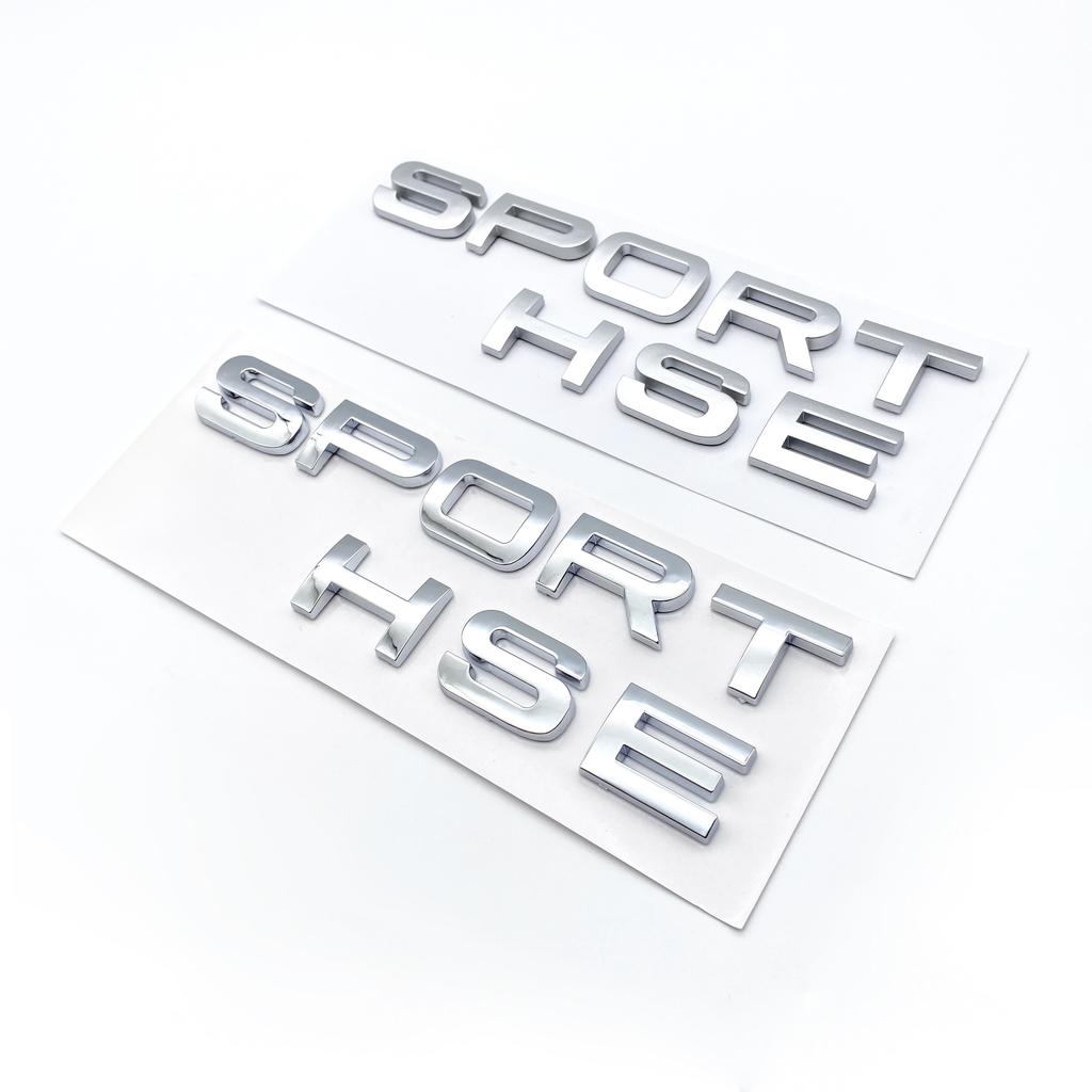 WDC5 New Car 3D ABS Letters Badge SPORT HSE Emblem for SUV Series Rear Trunk Tail Styling Sticker Accessories