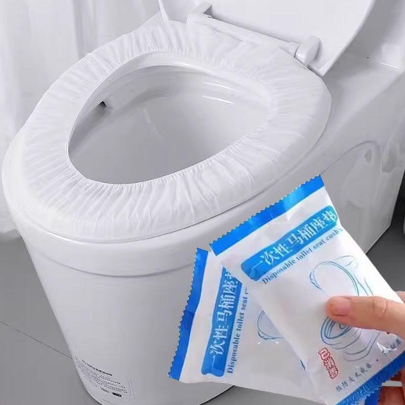 Disposable Toilet Seat Cover Waterproof Non-Woven Fabric Disposable Seat Covers for Travel Outing Hotel Hospital Public Toilet