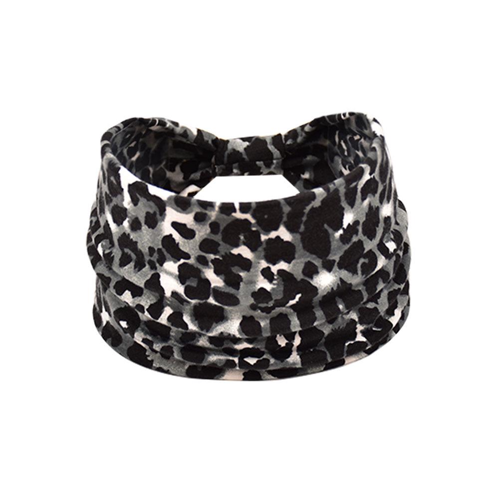 Women's Paisley Sport Yoga Headband - Sweat-Absorbing, Elastic Cotton, Bohemian Style