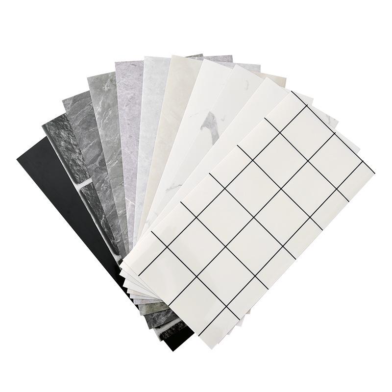 Self-Adhesive Waterproof Aluminum-Plastic Marble-Effect Wall Panel Sticker
