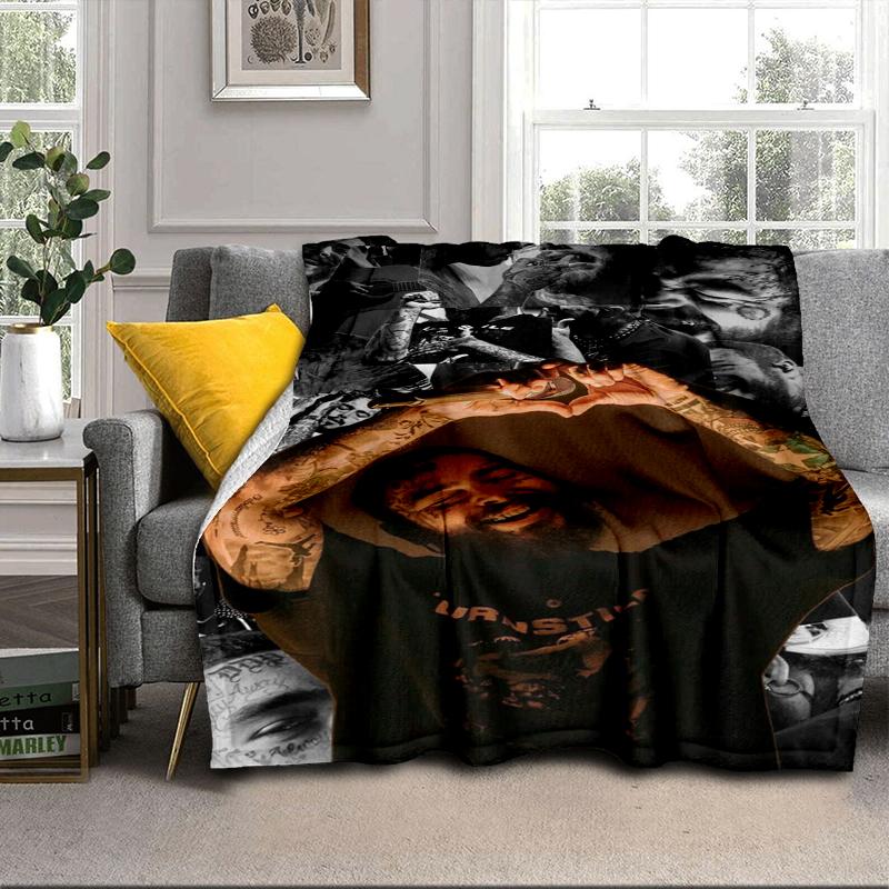 Musician's Heartfelt Expression Blanket Flannel Blanket for Bed, Sofa, Camping, Hiking, Picnic Essentials, Gift for Family Fan Gifts