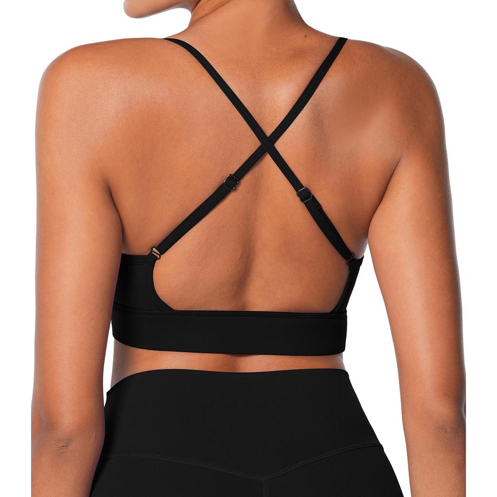 Women's High Impact Sports Bra 2025 Summer Breathable Wire-Free Workout Top, Seamless Moisture-Wicking Gym Tops with Adjustable Straps
