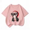 Bandai Demon Slayer Nezuko Kids TShirt 100 Cotton Boys Girls Summer Short Sleeve Clothes Children Anime Graphic Tees Tops
