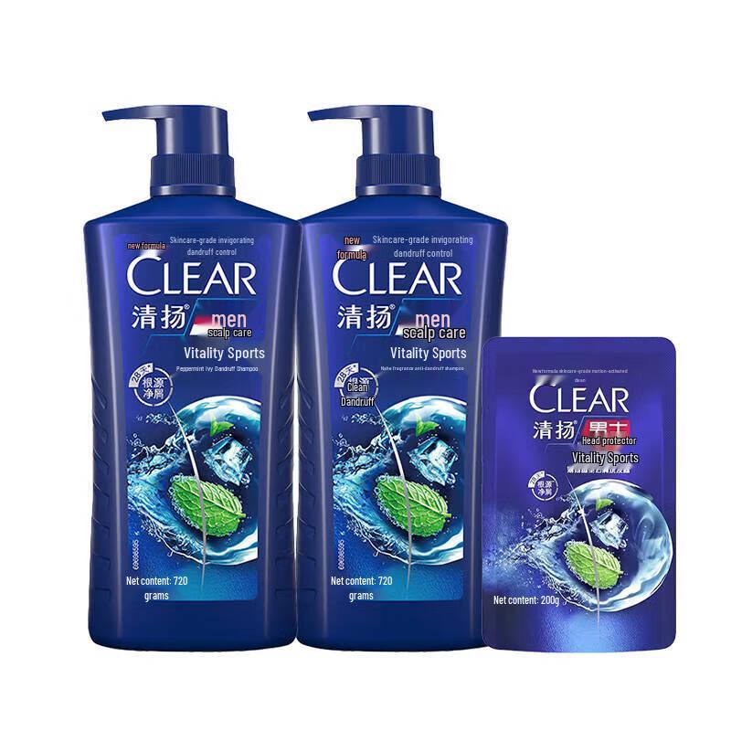 

CLEAR Men Anti-Dandruff Cool Sport Menthol Shampoo Set