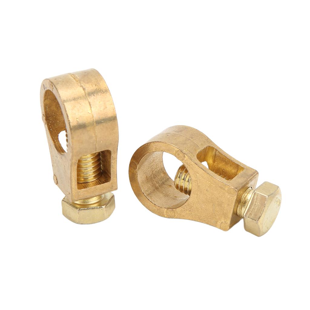 2PCS Battery Terminal Wire Cable Clamp O Shape 16‑18mm ID Universal for Ships RVs Trucks Cars