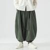 Men Corduroy Pants Oversized Casual Autumn Wide Leg Trousers Streetwear Harem Pants Men Woman Elastic Waist Loose Pants
