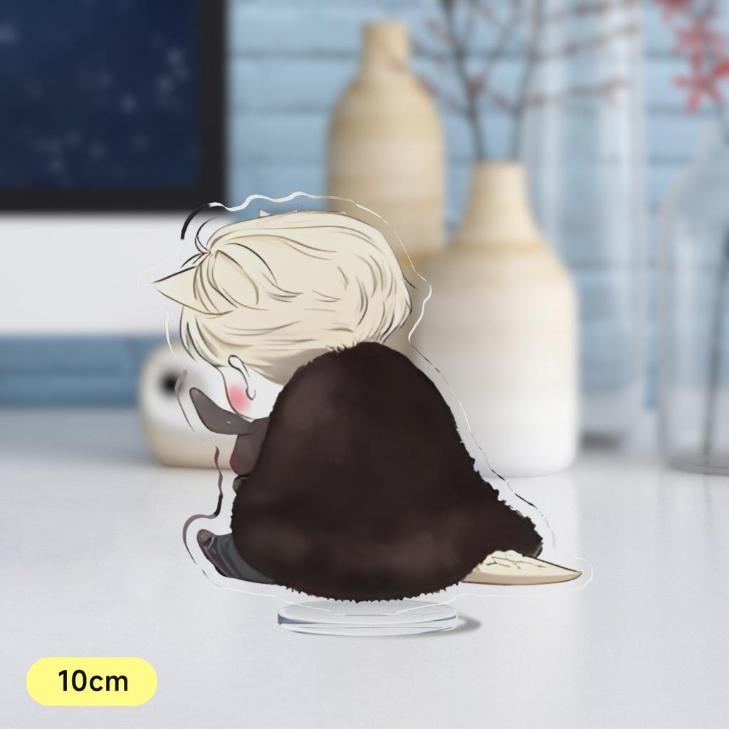 Hot Korean Cartoon BL Manga Anime Roses and Champagne Acrylic Stand Figure Standing Desktop Display Fans Collection Jewelry Gift