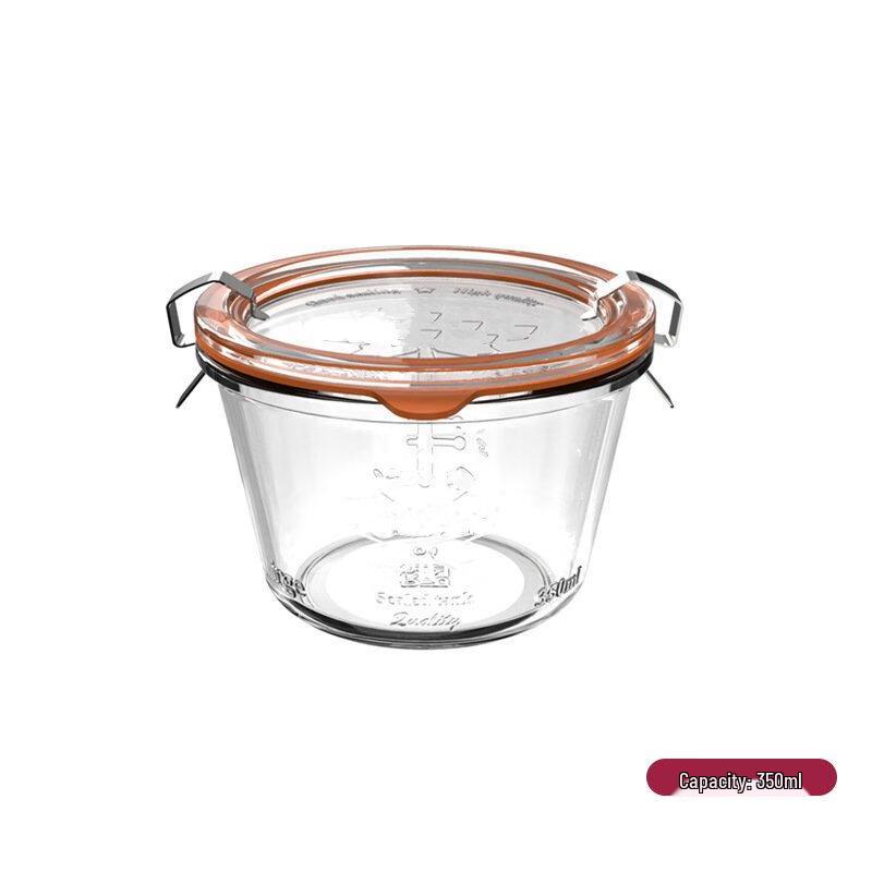 

Zhishi Airtight Transparent Glass Food Storage Jar