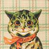 Gucci Cat Print Canvas Tote Bag Kids tote bags Yellow 605614-FABDM-8678