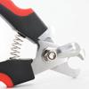 Professional Pet Nail Clipper Set for Dogs & Cats - Ergonomic, Labor-Saving Design with Safety Rounded Tip, Includes Red-Handled Clippers and Metal