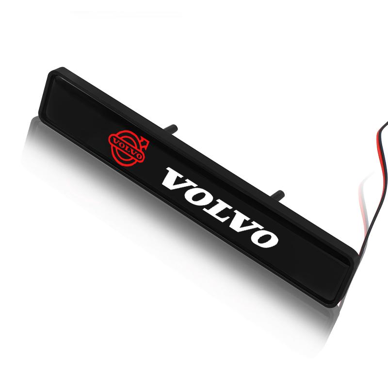 Auto-Kühlergrill-Lampe Abzeichen Emblem Dekoration Styling Auto Zubehör für Volvo Rdesign S80 V40 V50 V60 V70 S80L XC60 XC90 S40