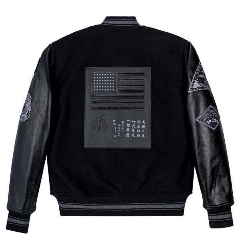 Air Force Pilot Leather Jacket Mens Tactical Stand Collar Daily Wear