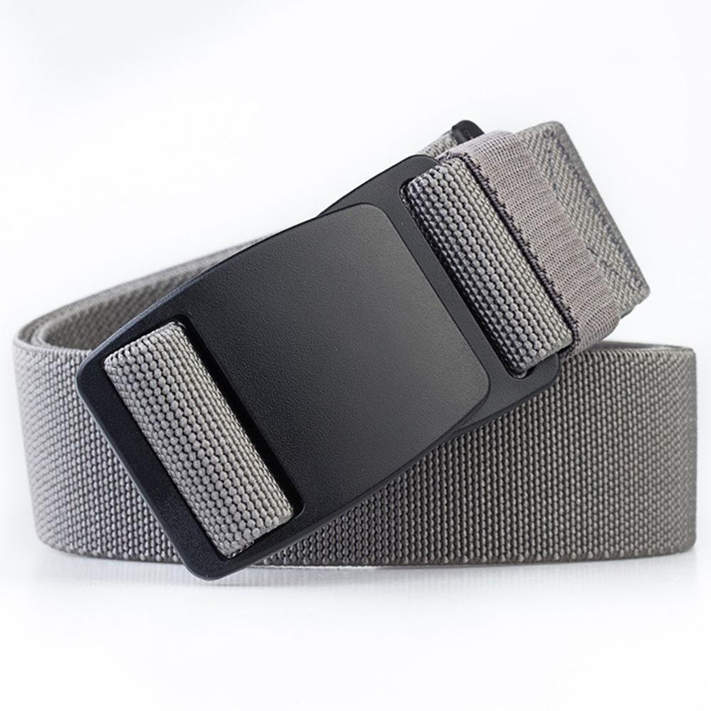 Quick Release Plastic Buckle Waistband Adjustable Weave Waist Band Fashion Canvas Strap