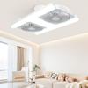 60W Power LED Deckenventilator Doppelblatt Fernbedienung Ventilator Super Wind Doppelreihenventilator Heimgebrauch