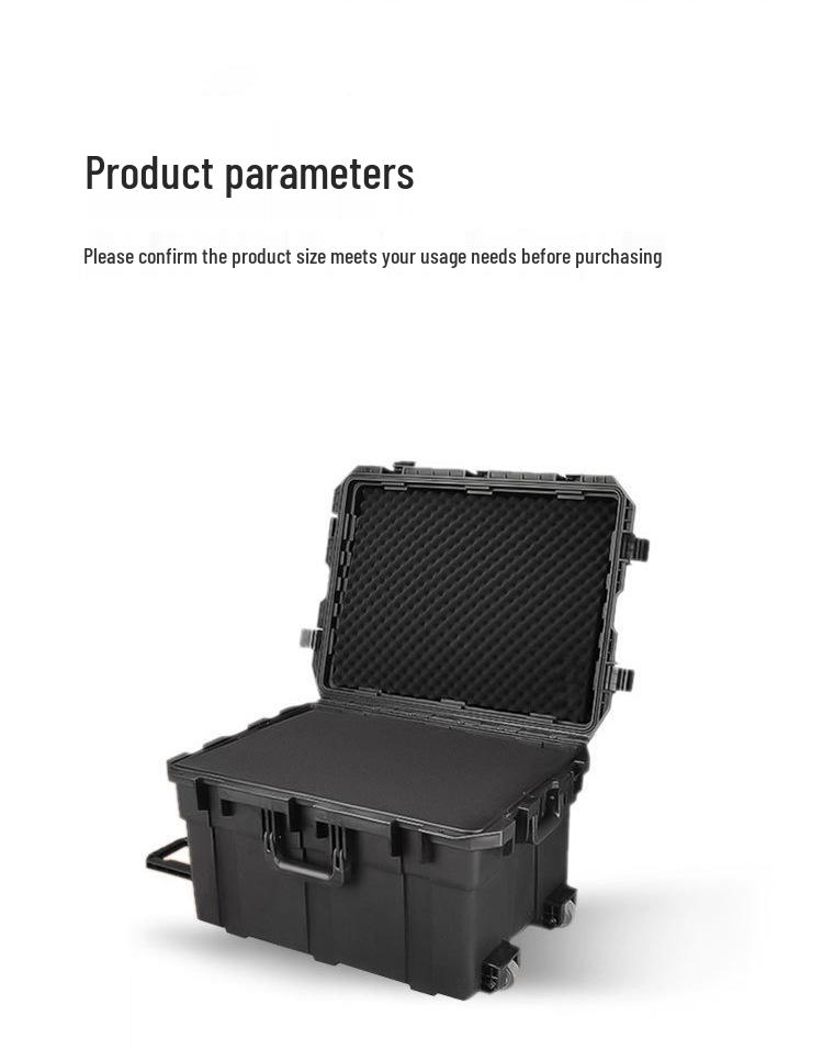 PP Plastic Waterproof Drop-resistant Tool Box for Electrician Equipment - Customizable and Multi-specification Storage Case