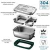 Packed bento lunch box adults, Camping lunchbox Food taper tupper airtight meal prep Side dish Sealed container Packed lunch