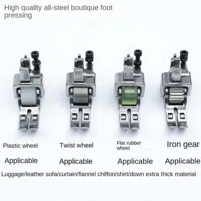 Steel Roller Zipper Presser Foot 4 Types Roller Narrow Wheel Presser Foot Sewing Machine