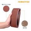 POWERTEC 110060 Sanding Grit Made with aluminum oxide and Endless premium sandpaper for portable belt Replacement sanding belt for DIY Belt, #40,