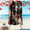 Custom NameAction Film Beach Towel Soft Microfiber Summer Towel Quick Dry Absorbent Towel for Beach Swimming Pool Travel