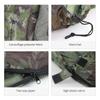 Camping Camouflage Sleeping Bag Outdoor Leisure Cotton Envelope Style Sleeping Bag With Hood Waterproof Sleep Bag Tools Gear