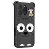 For iPhone 16 Pro Max Case Cartoon Dog EVA Anti Drop Phone Cover with Camera Lens Cover